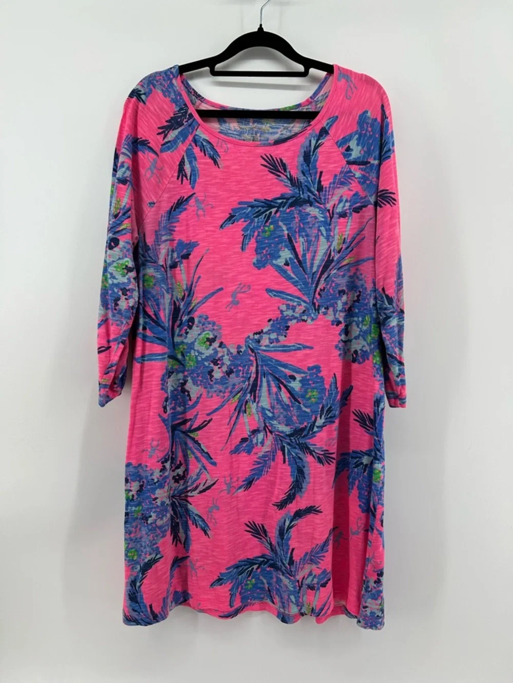 Lilly Pulitzer Surfcrest monkey dress in Tiki Pink - Picture 1 of 8